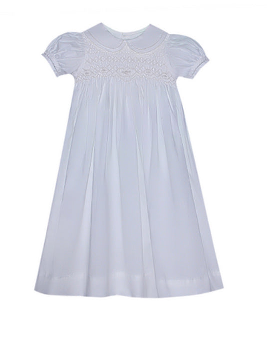 White Riley Christening Gown