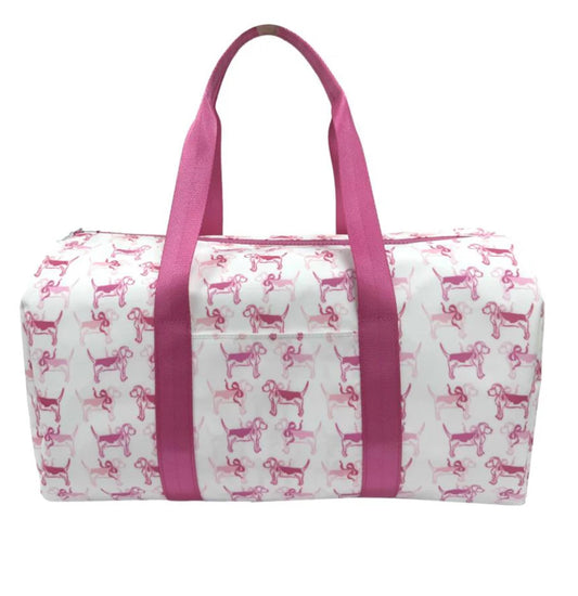 Weekender Duffle Bag Puppy Love Pink