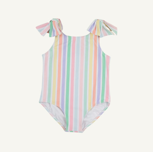 Edisto Beach Bathing Suit- South Hampton Stripe