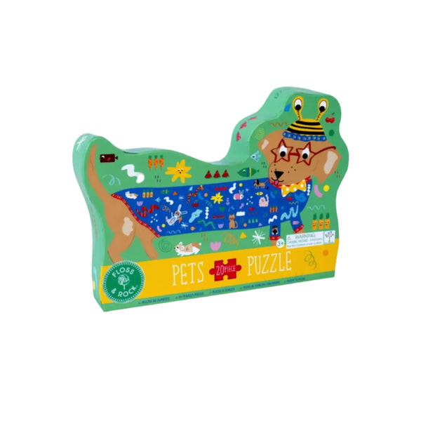 Pets 20pc "Sausage Dog" Shaped Jigsaw with Shaped Box