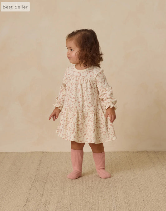 Tiered Jersey Dress French Garden