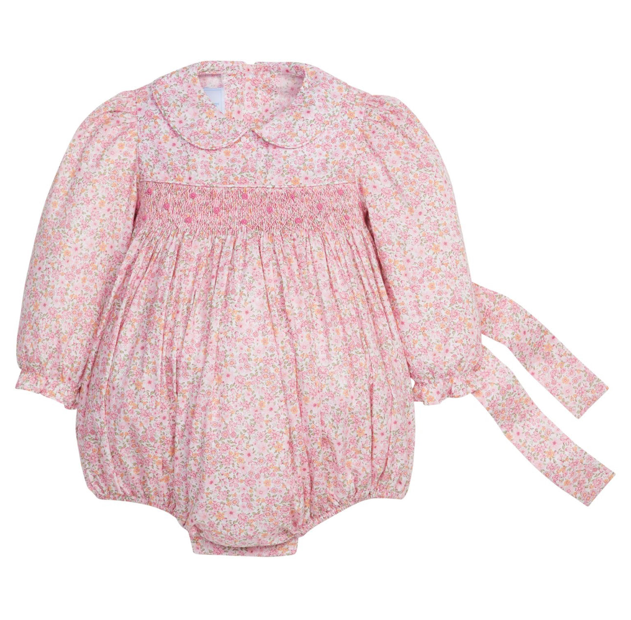 Smocked Charlotte Bubble - Oakleigh Floral