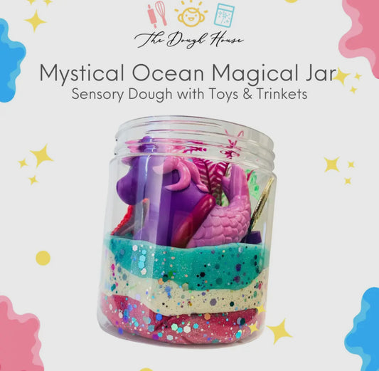 Large Dough Jar Collection: Mermaid