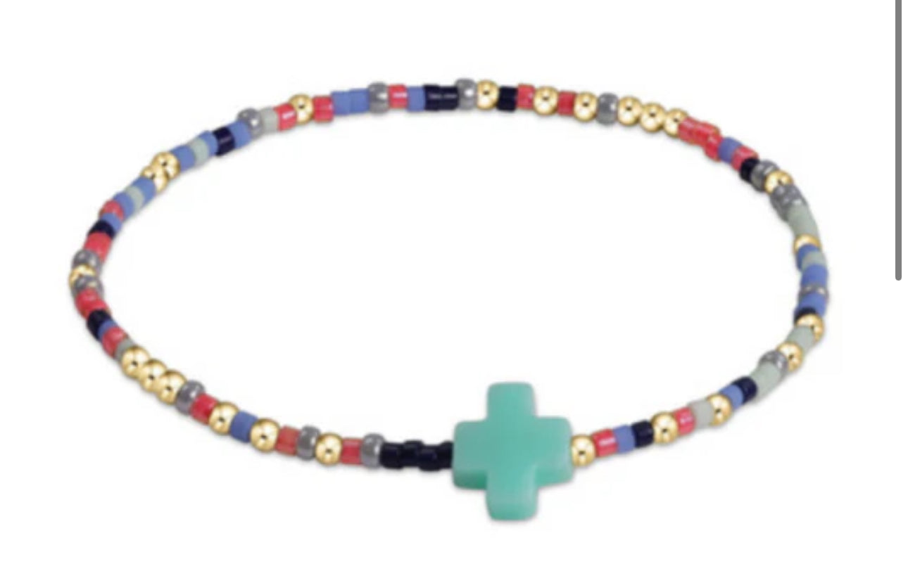 Egirl Hope Unwritten Signature Cross Bracelet - Don’t Be Crabby