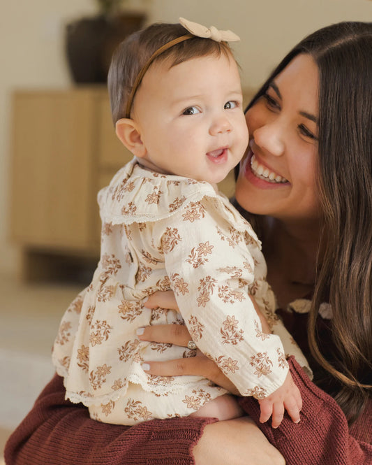 Thalia Romper Daylilly