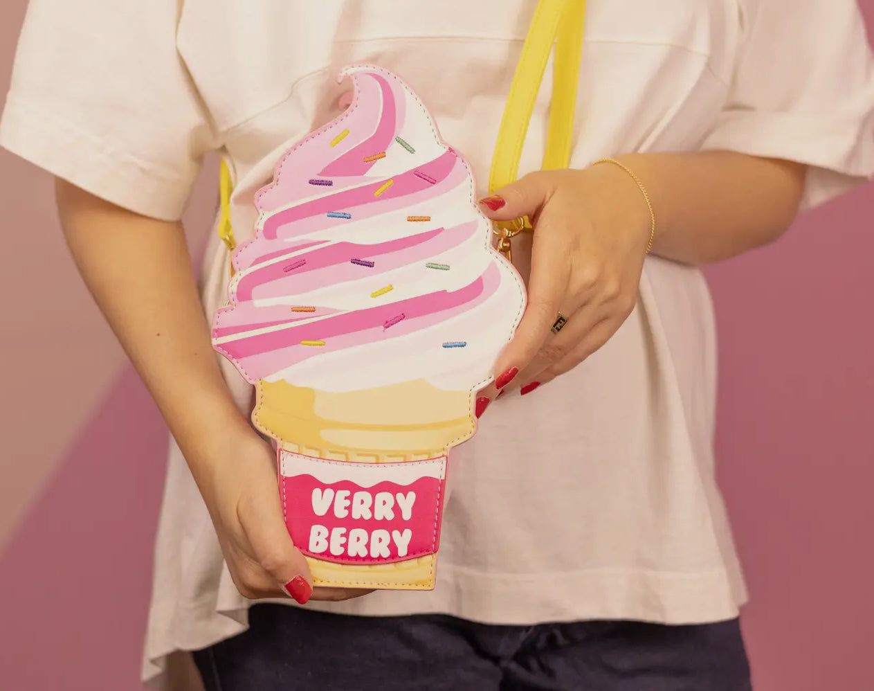 Soft Serve Handbag- Very Berry