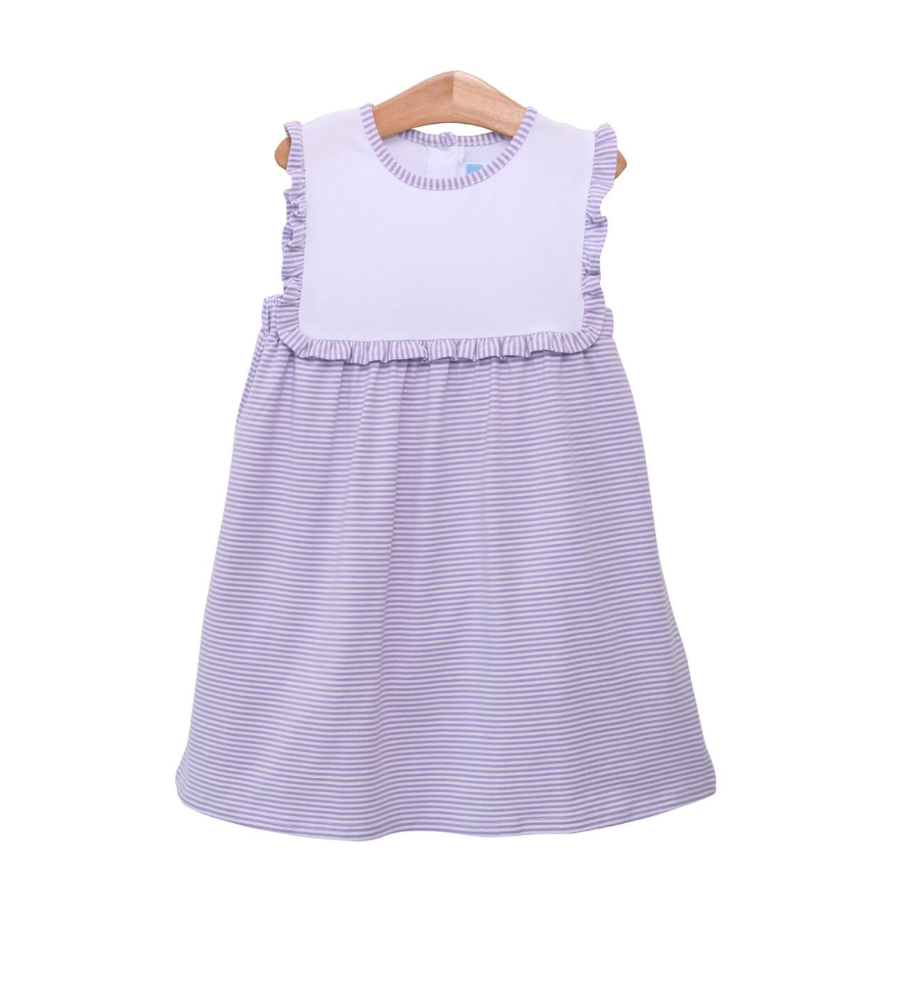 Alice Dress- Lavender Stripe