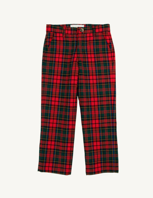 Prep School Pants - Twill Paces Mill Plaid/Nantucket Navy