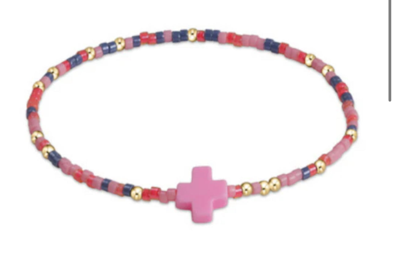 Egirl Hope Unwritten Signature Cross Bracelet - You’re Gum-Believable