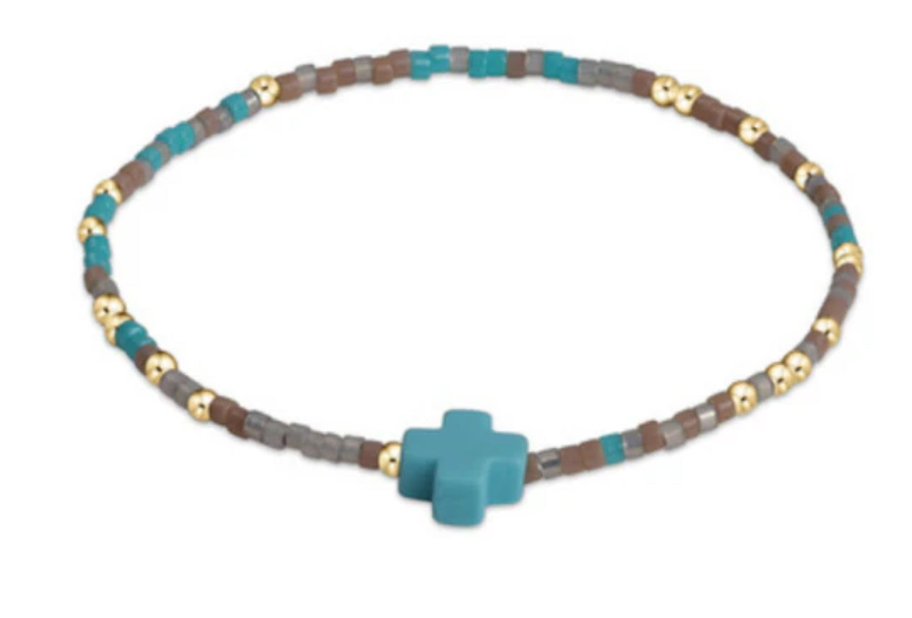 Egirl Hope Unwritten Signature Cross Bracelet - Where’s the Beach?