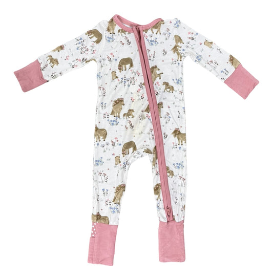 Pretty Ponies 2 Way Zipper Romper