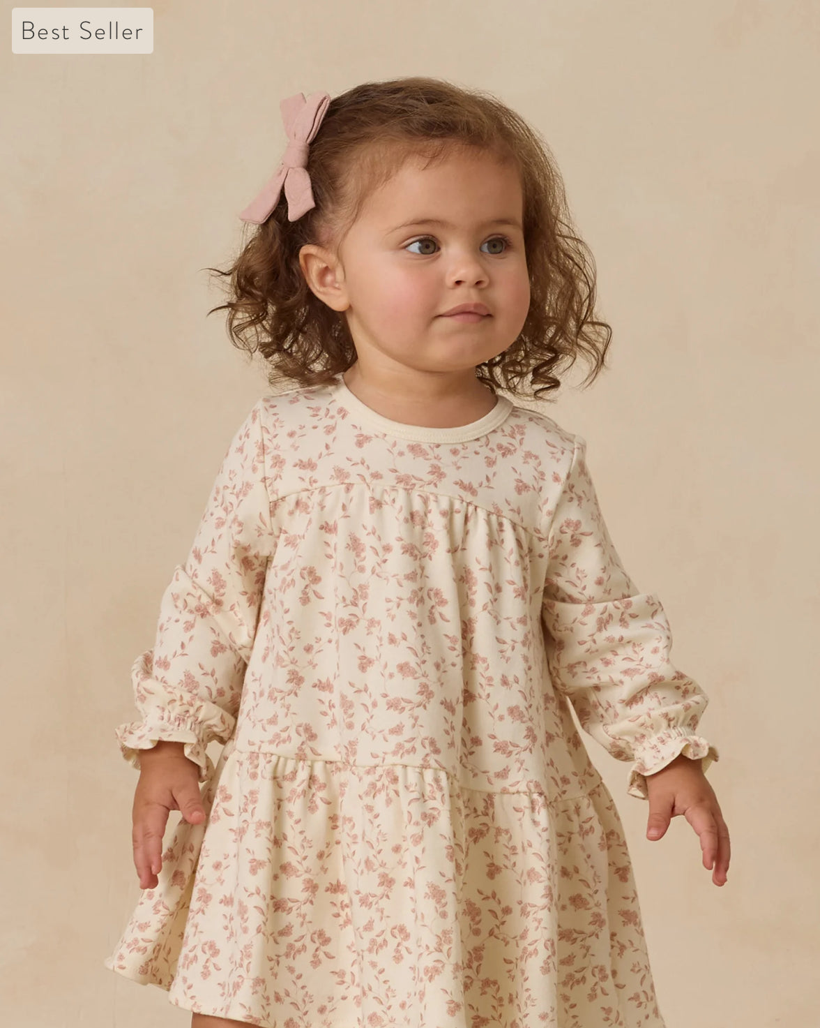 Tiered Jersey Dress French Garden