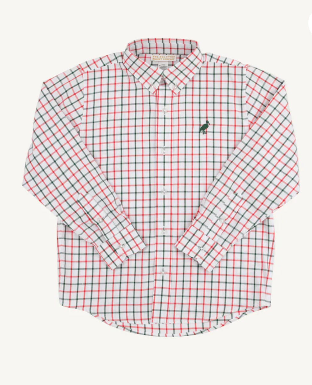 Dean`s List Dress Shirt Old Town Tattersall/Grier Green