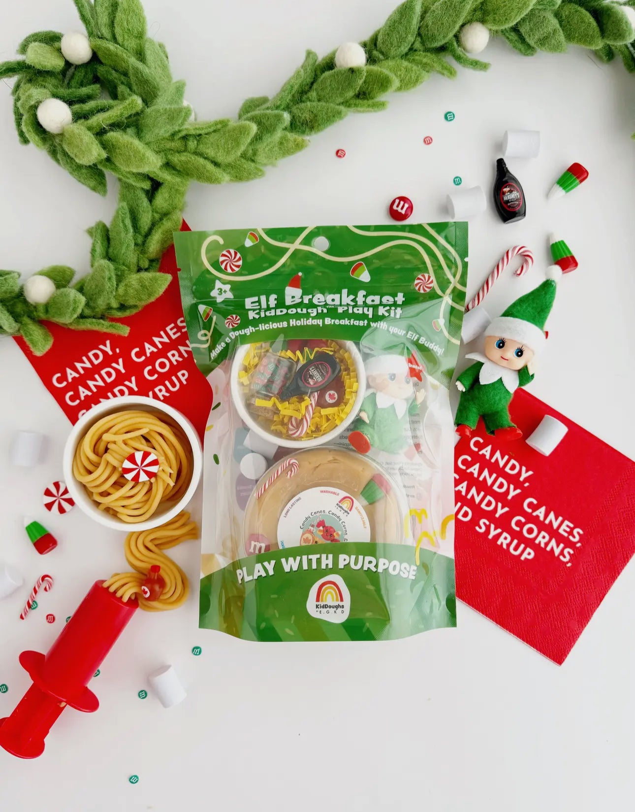 Elf Breakfast (Maple Syrup) Kiddough Play Kit