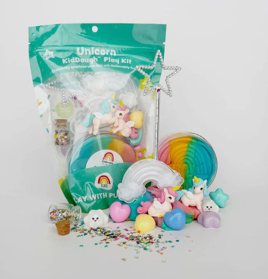 Unicorn (Rainbow Sherbet) Kiddough Play Kit