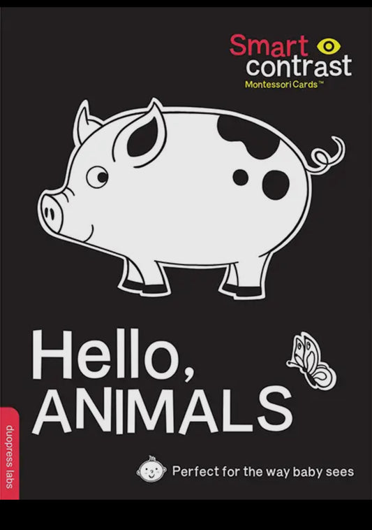 Smartcontrast Montessori Cards(Tm): Hello, Animals