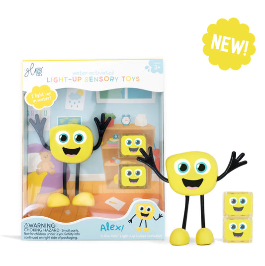 Glo Pals Alex Character Yellow
