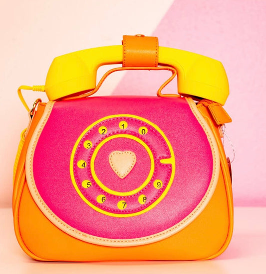 Ring Ring Phone Convertible Handbag Fruity Fresh Pink