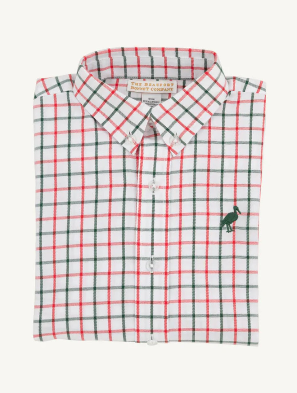 Dean`s List Dress Shirt Old Town Tattersall/Grier Green