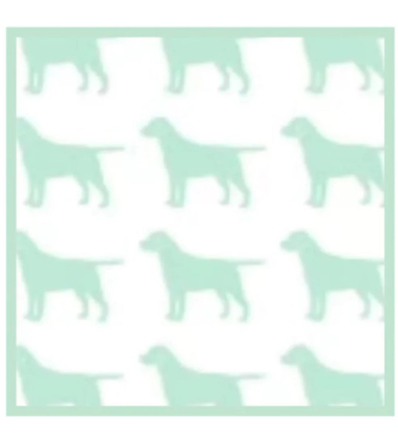 The Nap Mat Dogs Mint/White