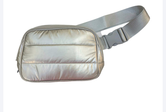 Belt Bag Silver Puff