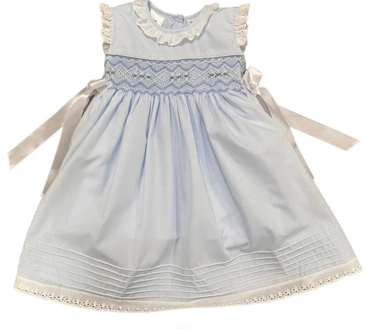 Lulu Bebe Gabby Smocked Dress
Blue