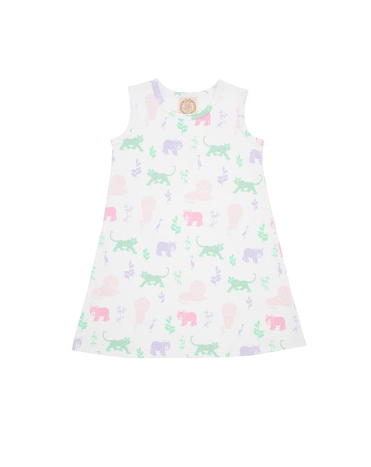 Sleeveless Polly Play Dress Lions Tigers and Bears