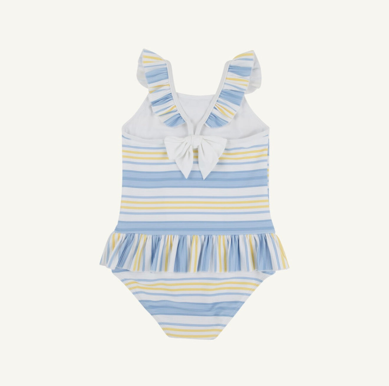 St. Lucia Swimsuit- SoBro Stripe/Worth Ave White