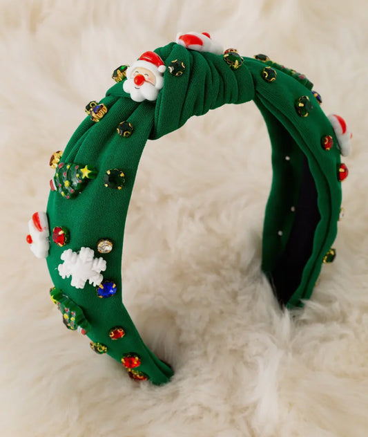 Green Fun Christmas Headband