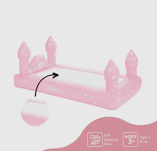 Pink Castle Sleepover Kids Air Mattress