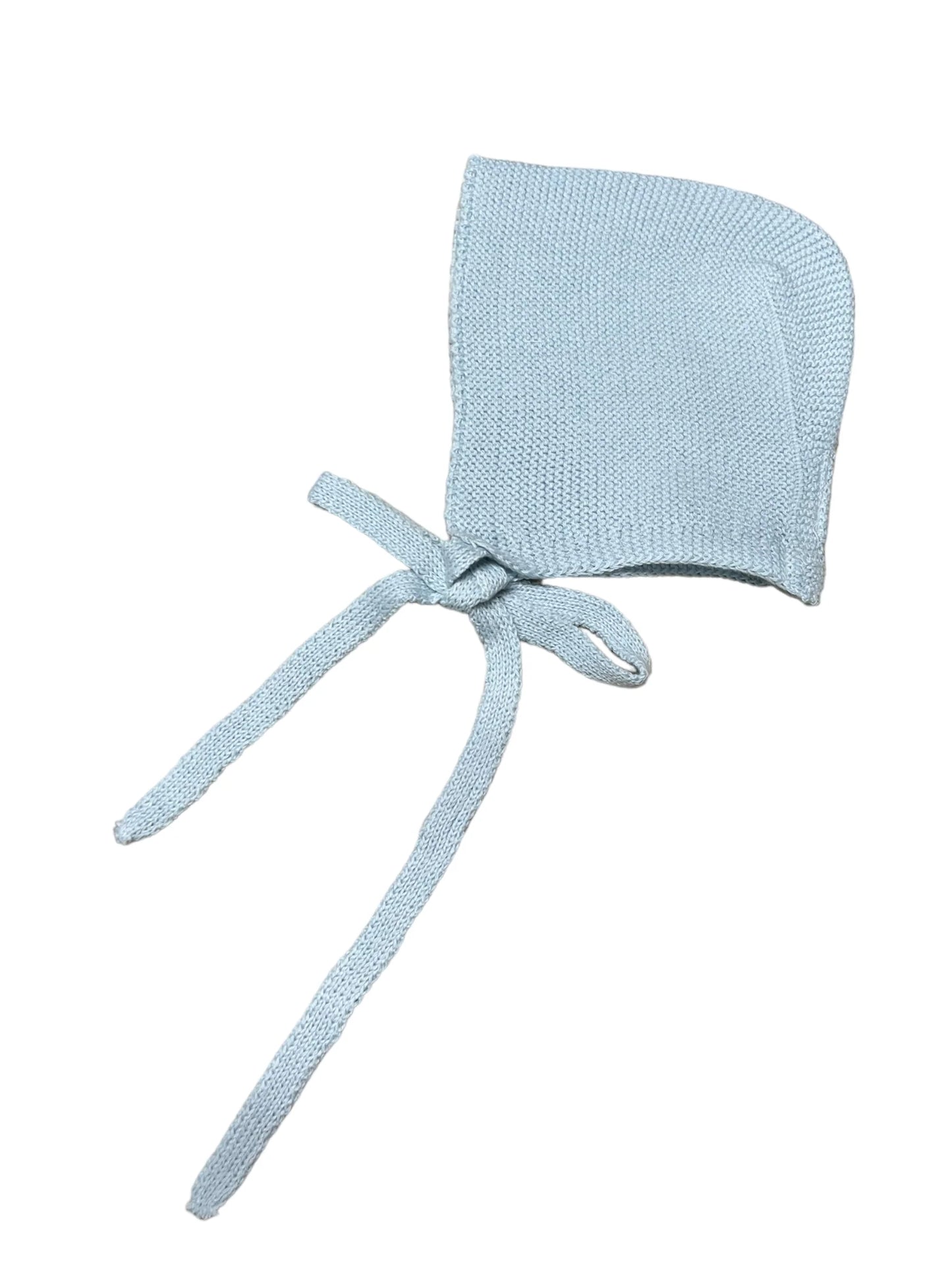 Garter Stitch Hat Light Blue