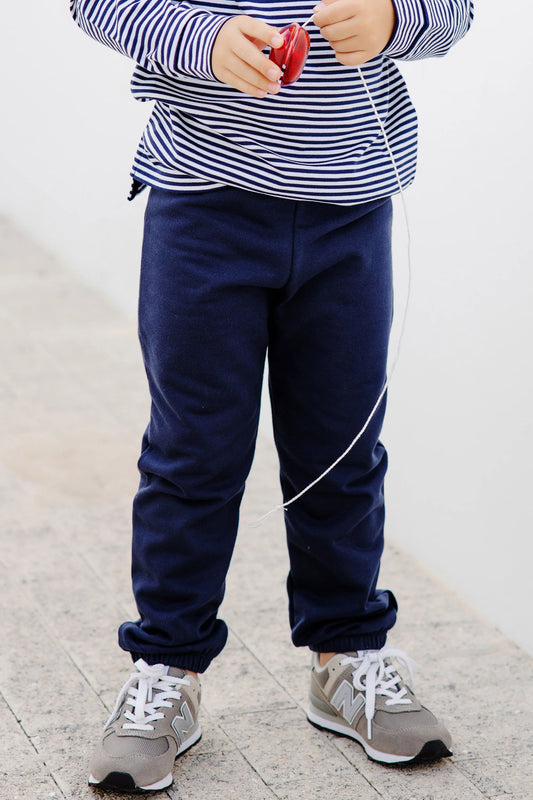 Gates Sweeney Sweatpants - Pima Nantucket Navy/Richmond Red