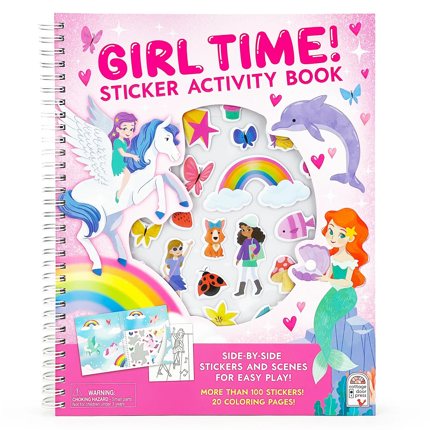 Girl Time! Sticker & Coloring Activity Book