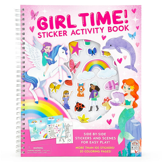 Girl Time! Sticker & Coloring Activity Book