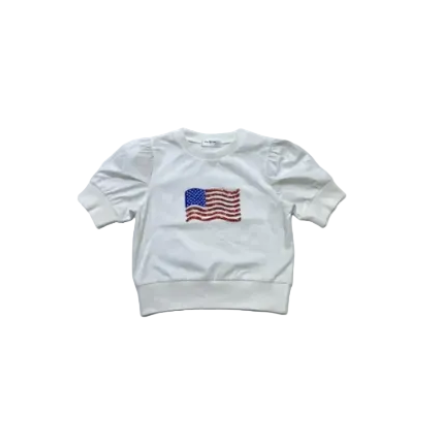 Lily Flag Puff Sleeve