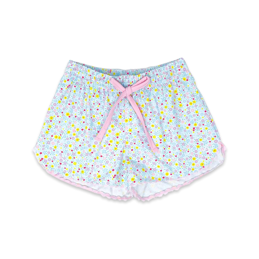 Emily Short Itsy Bitsy Floral, Cotton Candy Pink