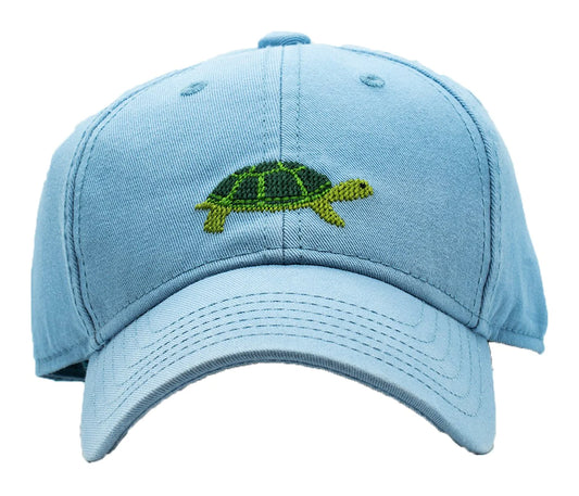 Turtle on Faded Chambray Baseball Hat