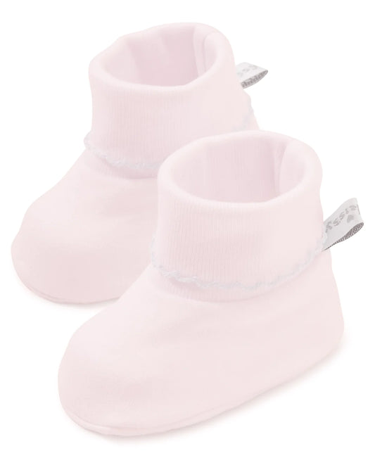 Pink/White Kissy Basics Booties