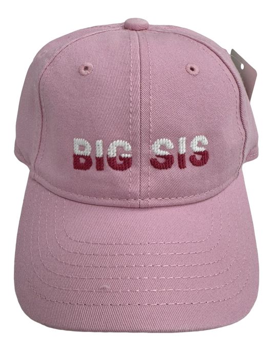 Big Sis on Light Pink Baseball Hat