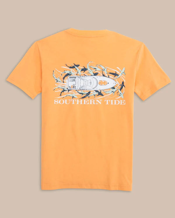 Y SS Yachts of Sharks Tee Salmon Bluff Orange