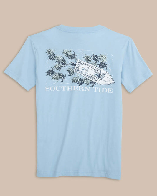 Y SS Yachts of Turtles Tee Clearwater Blue