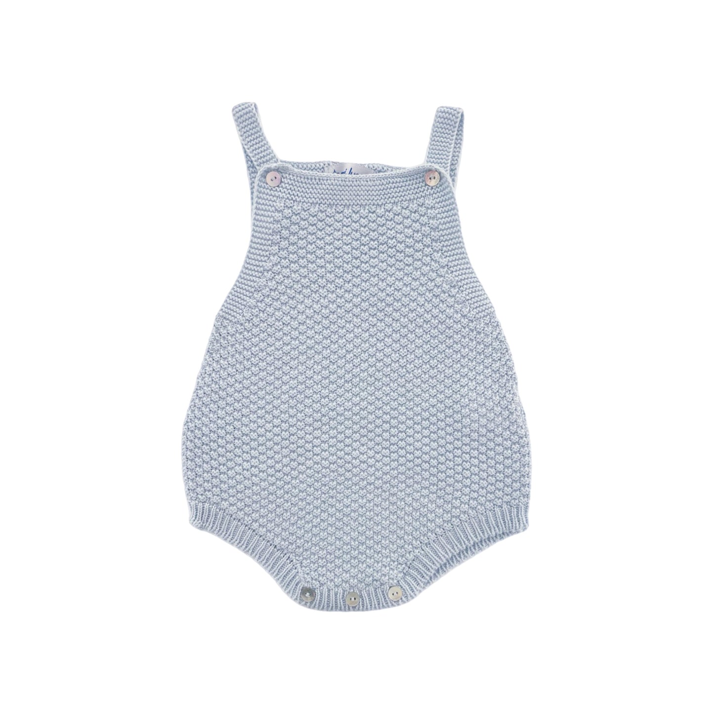 Rice Stitch Dungaree Bubble Light Blue