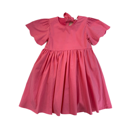 Amber Pink Scallop Dress