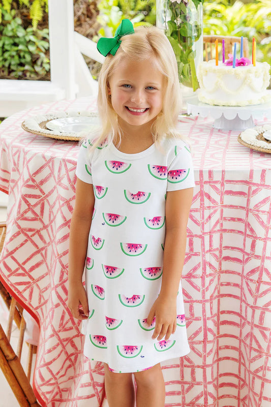Polly Play Dress Short Sleeve Watermelon Weather