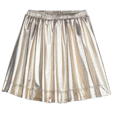 Circle Skirt - Golden Lame