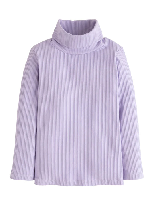 Ribbed Turtleneck - Lilac