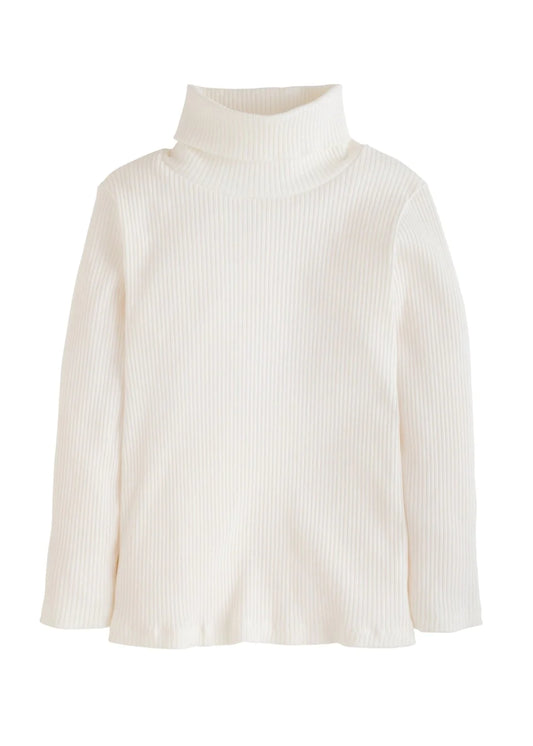 Ribbed Turtleneck - Ivory