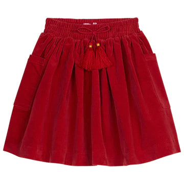 Circle Skirt - Red Velvet