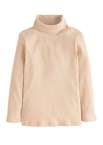 Ribbed Turtleneck - Oatmeal