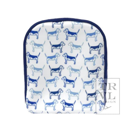 Bring It Lunch Bag Puppy Love Blue